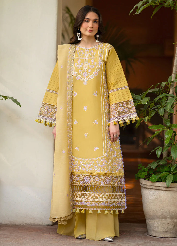 Angan by Mahnur Unstitched Embroidered Lawn 3 Piece Suit MN26UAL AAN-003 - Summer Collection
