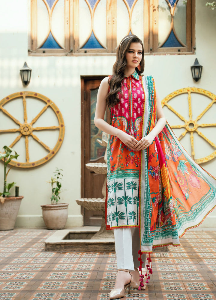 Desert Rose by Gul Ahmed Unstitched Printed Lawn 3 Piece Suit GA26UDRL CH-62020 - Summer Collection