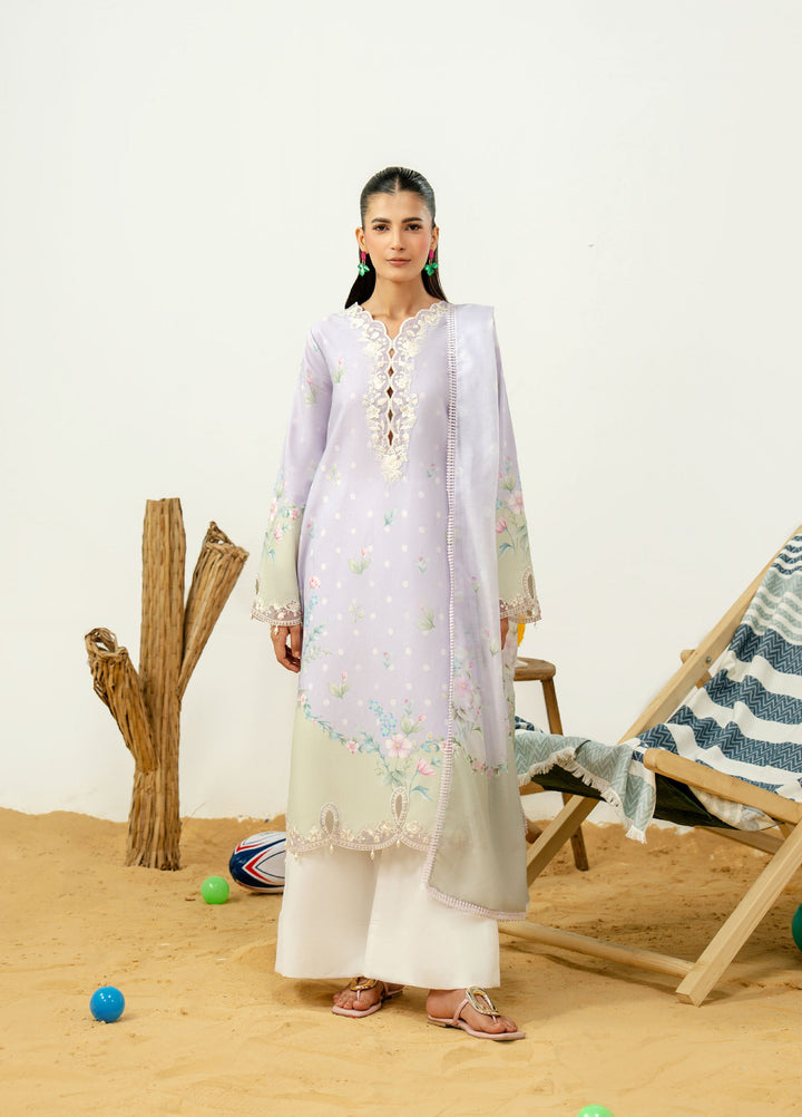 Sundaze by Zarposh Unstitched Printed Lawn 3 Piece Suit ZR26USL AMALFI - Festive Collection