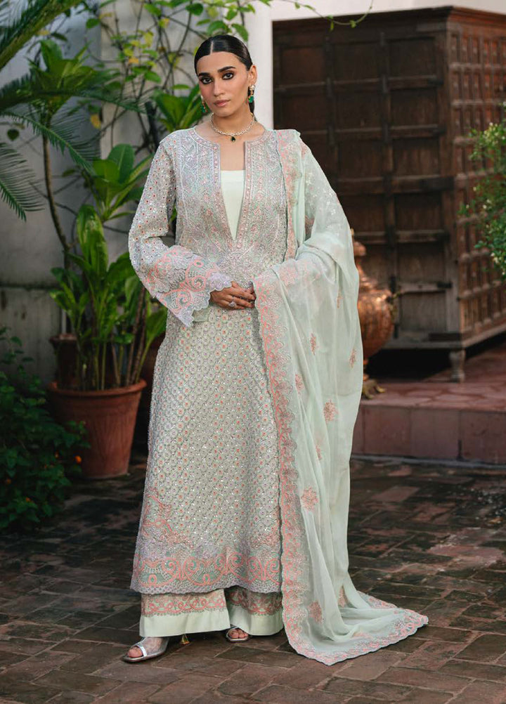 Gulnaar by Freesia Embroidered Chiffon Suits Unstitched 3 Piece FRE25GL FSU-652 Tatiana - Festive Collection