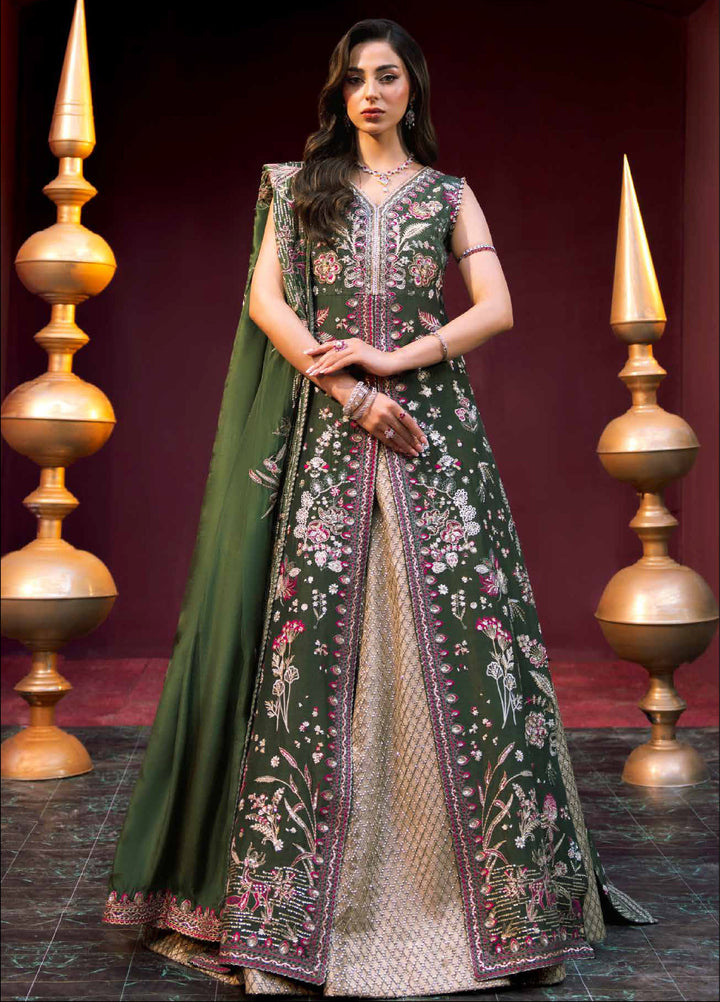 Zarmina by Zariya Unstitched Embroidered Russian Silk 3 Piece Suit ZRY26UZ ZB50044 - Festive Collection