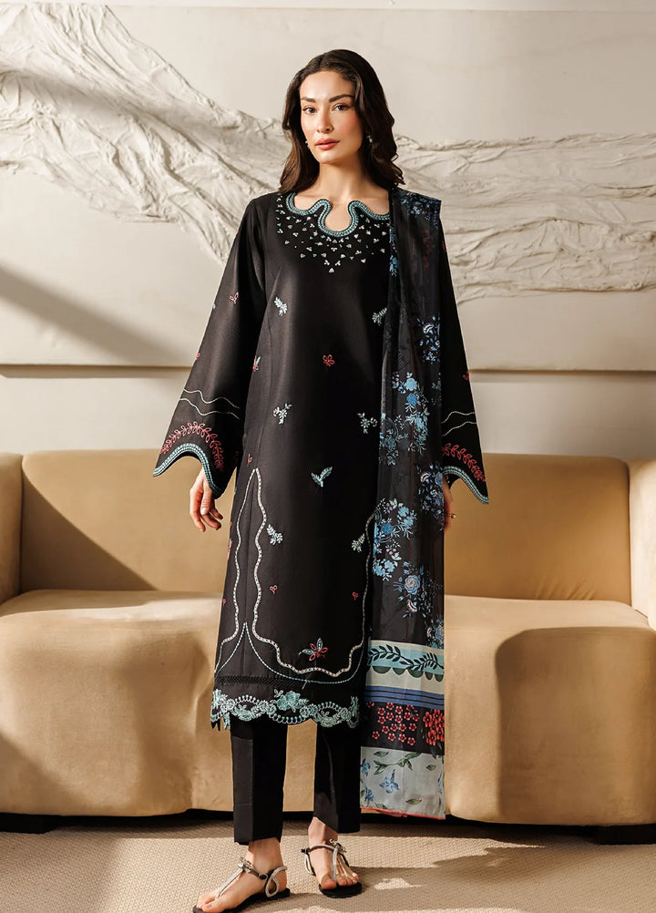 Mistfall Ramadan Edit by Panache Women RTW Embroidered Cotton 3 Piece Chroma - Casual Collection