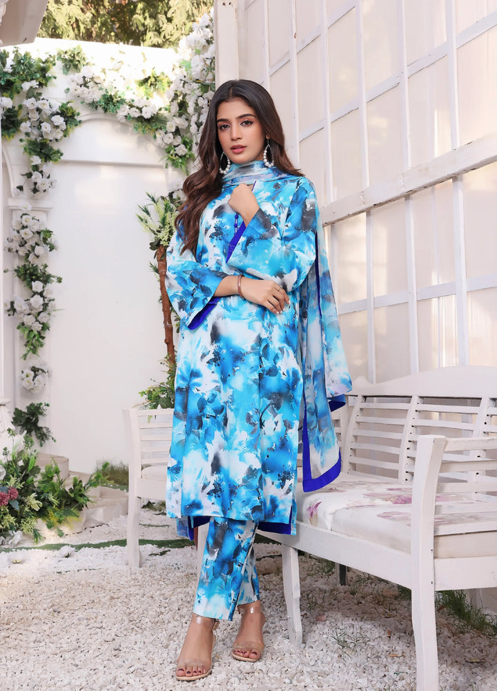 Feathers Pret Printed Lawn 3 Piece Suit Annora