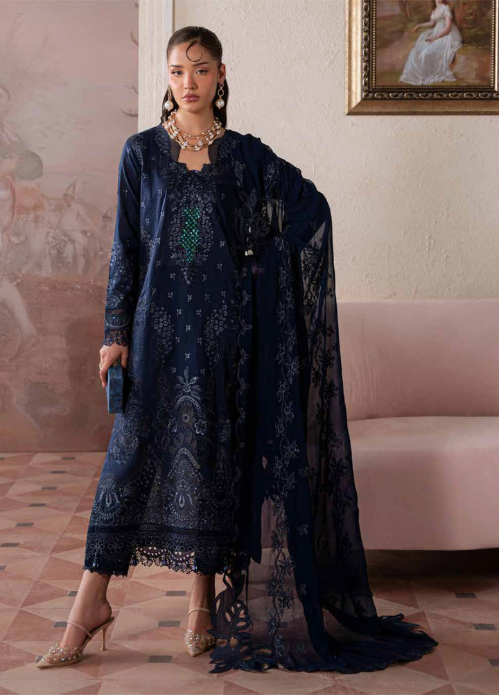Feya by Nureh Unstitched Embroidered Lawn 3 Piece Suit NU26ULF FE-23 - Eid Collection
