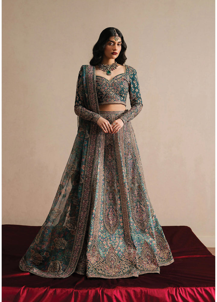 Qurbat by Ayzel Unstitched Embroidered Silk 3 Piece Suit AAF26UQ D-3 Tassavur - Festive Collection