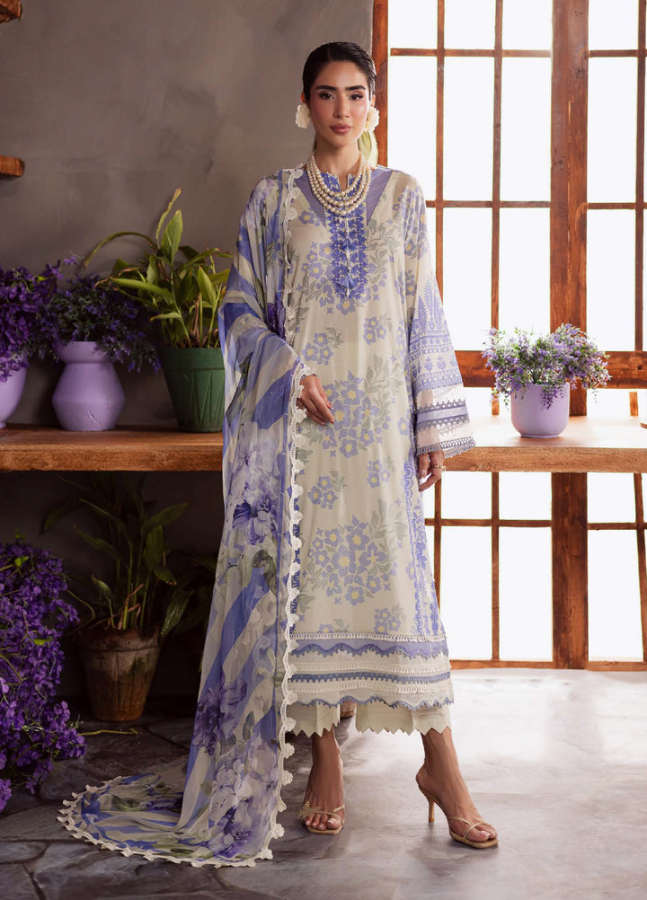 Signature Prints by Nureh Unstitched Printed Lawn 3 Piece Suit NU26USL SP-159 - Summer Collection
