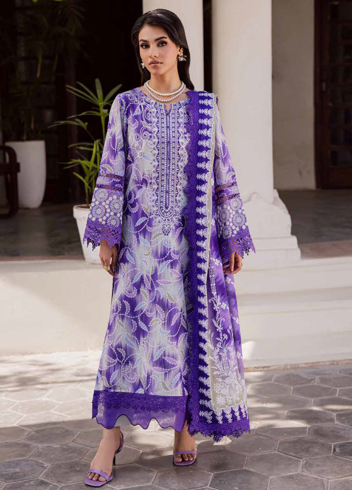 Rania by Nureh Unstitched Printed Lawn 3 Piece Suit NU26ULR NR-05 - Casual Collection