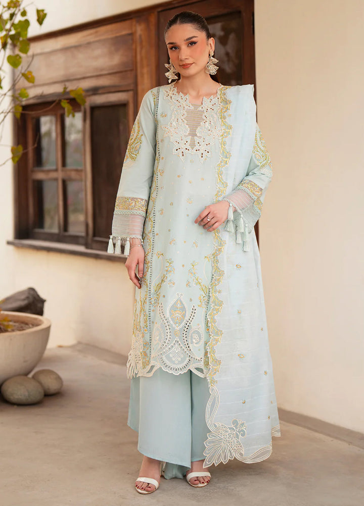 Angan by Mahnur Unstitched Embroidered Lawn 3 Piece Suit MN26UAL AAN-013 - Summer Collection