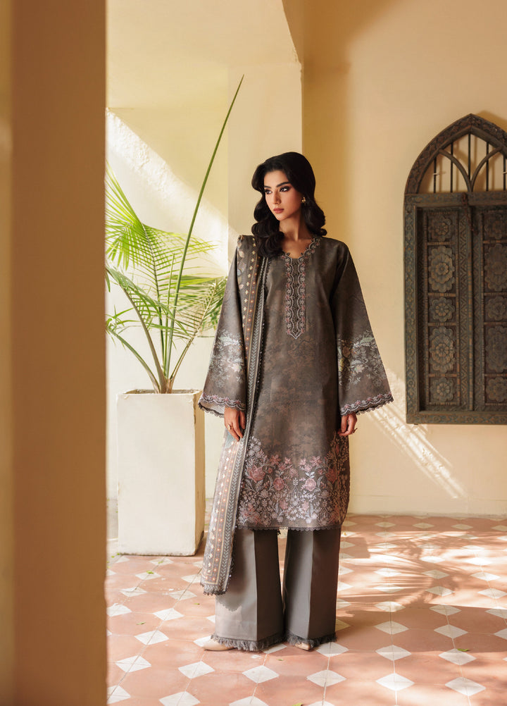 Zync by Florent Whispers Unstitched Embroidered Modal 3 Piece FL25WW FL-1A - Winter Collection