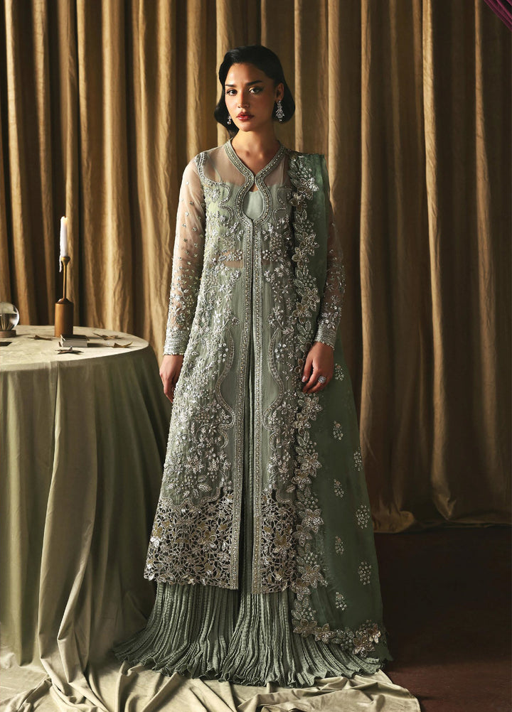 La Fuchsia by Afrozeh Unstitched Hand work Organza 3 Piece Suit AF26ULF Fortune Teller FWU-0080 - Festive Collection