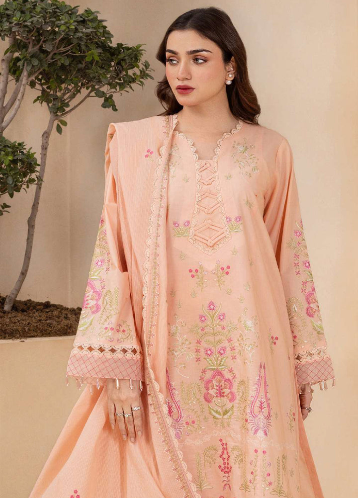 Zellbury Unstitched Printed Lawn 3 Piece Suit ZB26UC WUS26E30714 - Casual Collection