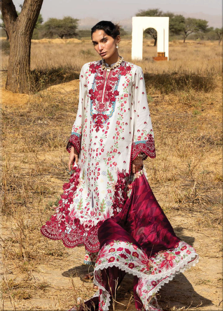 Zainab Chottani Unstitched Embroidered Luxury Lawn 3 Piece Suit ZC26ULZ D-14 RIVYA - Summer Collection