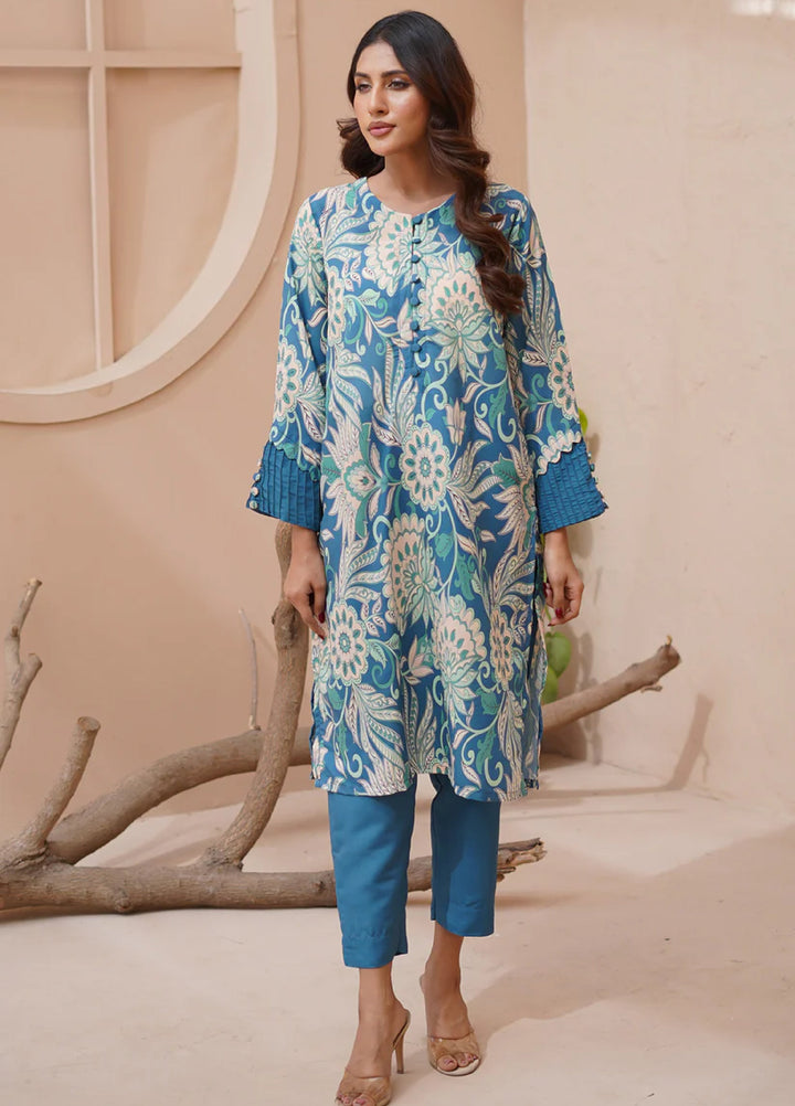 Nairah Women Pret Printed Cambric Suit NAH26PN Sea Green - Spring Collection