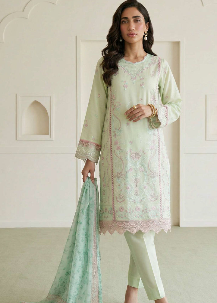 Zellbury Unstitched Embroidered Jacquard 3 Piece Suit ZB26UVIII WUS26E30653 - Casual Collection