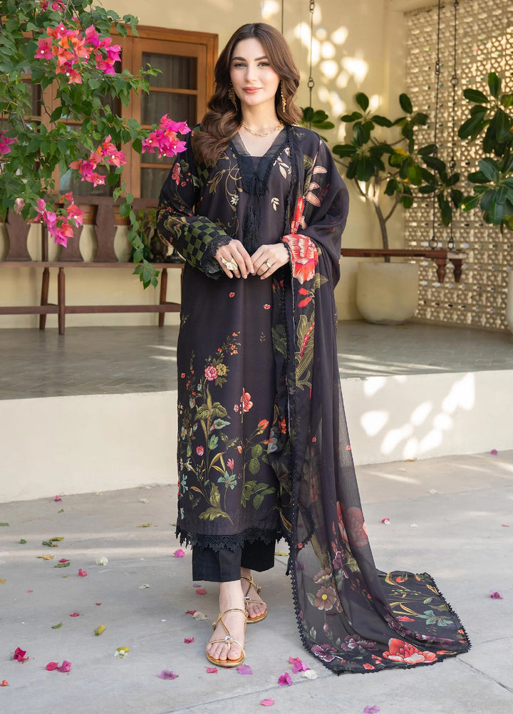 Mah e Noor Intermix by Panache 3 Piece Raw silk Orya - Winter Collection