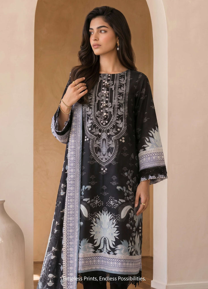 Zellbury Unstitched Embroidered Lawn 3 Piece Suit ZB26UVIII WUS26E30711 - Casual Collection