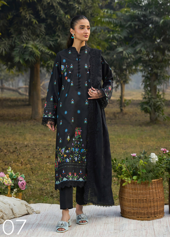 Raha Summer Prints by RajBari Unstitched Printed Lawn 3 Piece Suit RB26URS D-04 - Summer Collection