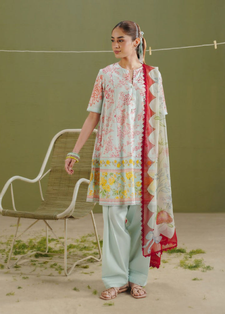 Coco by Zara Shahjahan Unstitched Printed Lawn 3 Piece Suit CZS26PS ZCP-26 04 B - Summer Collection