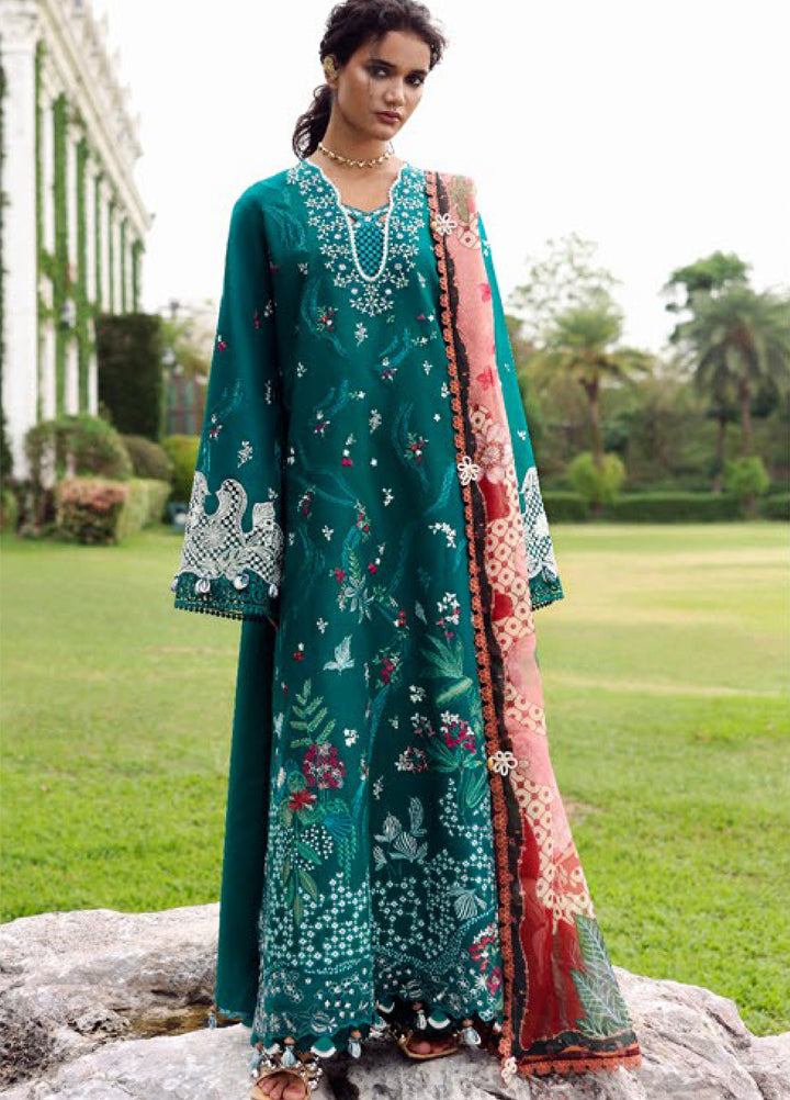 Lilas by Republic WomensWear Unstitched Embroidered Lawn 3 Piece Suit RW26ULL D-4A - Eid Collection