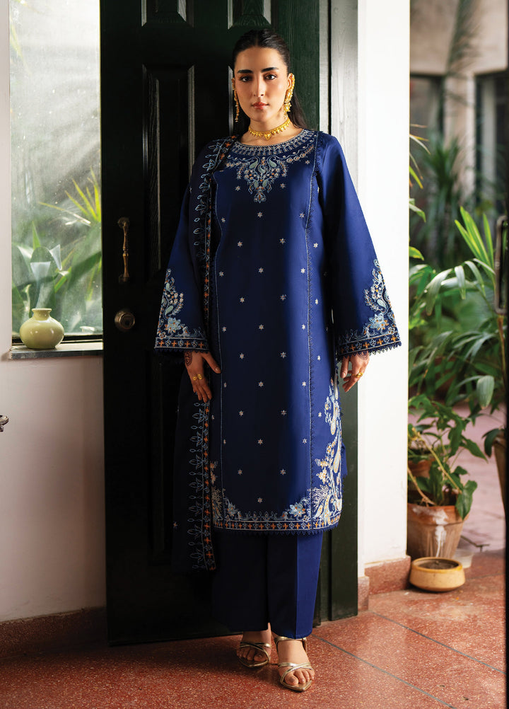 Satrangi by Mahnur Unstitched Embroidered Lawn 3 Piece Suit MN26ULS S-10 - Summer Collection