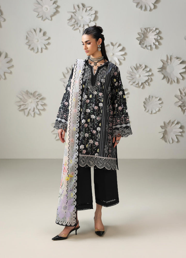 Q Prints by Qalamkar Unstitched Printed Lawn 3 Piece Suit QLK26UQL AMEL QQP-08 (A) - Summer Collection
