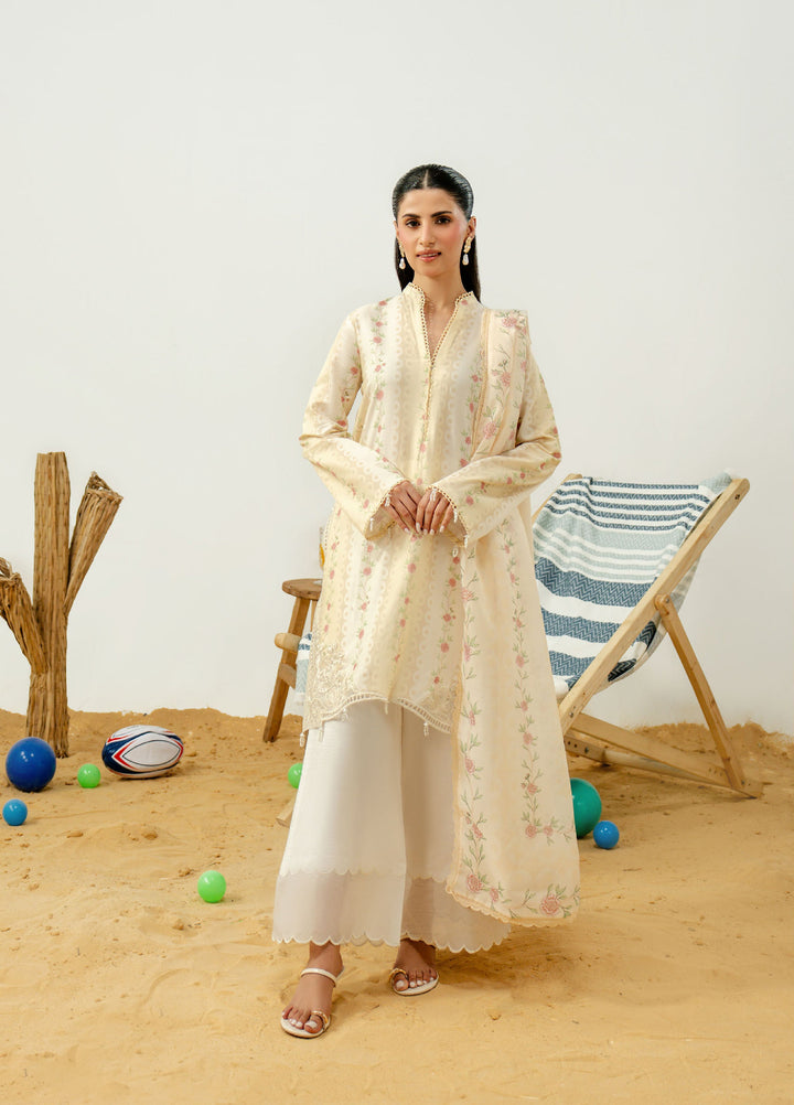 Sundaze by Zarposh Unstitched Printed Lawn 3 Piece Suit ZR26USL LUNELLE - Festive Collection