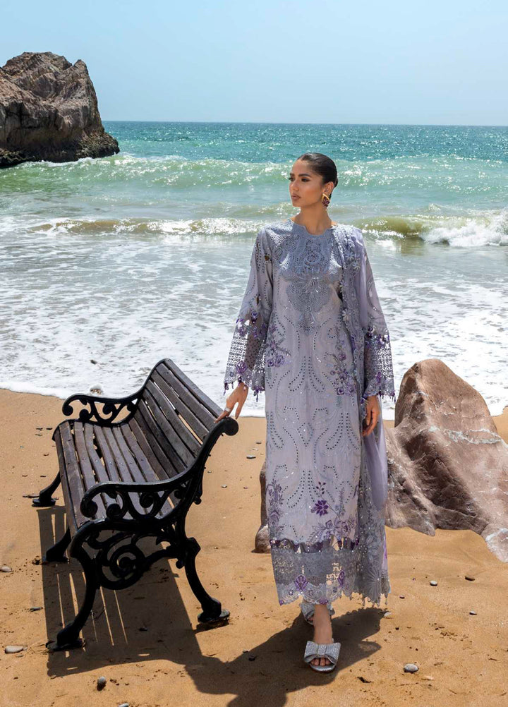 Mahiymaan by Al Zohaib Unstitched Embroidered Luxury Lawn 3 Piece Suit AZ26UM D-11 - Festive Collection