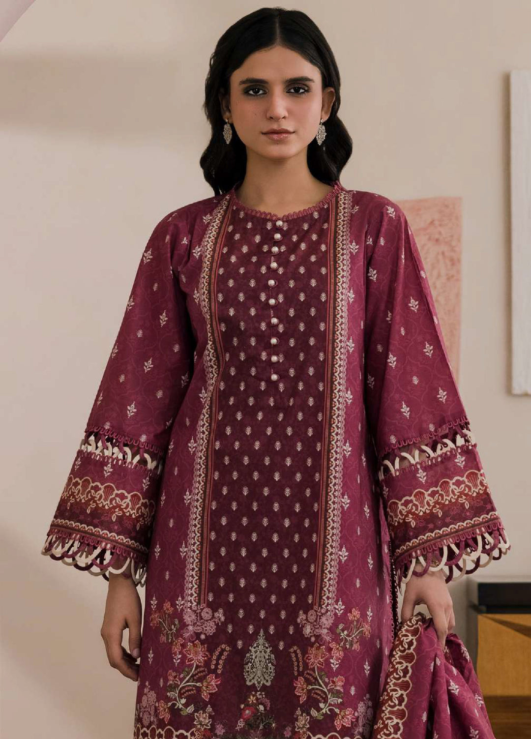 Zellbury Unstitched Printed Lawn 3 Piece Suit ZB26UC WUS26X31027 - Casual Collection