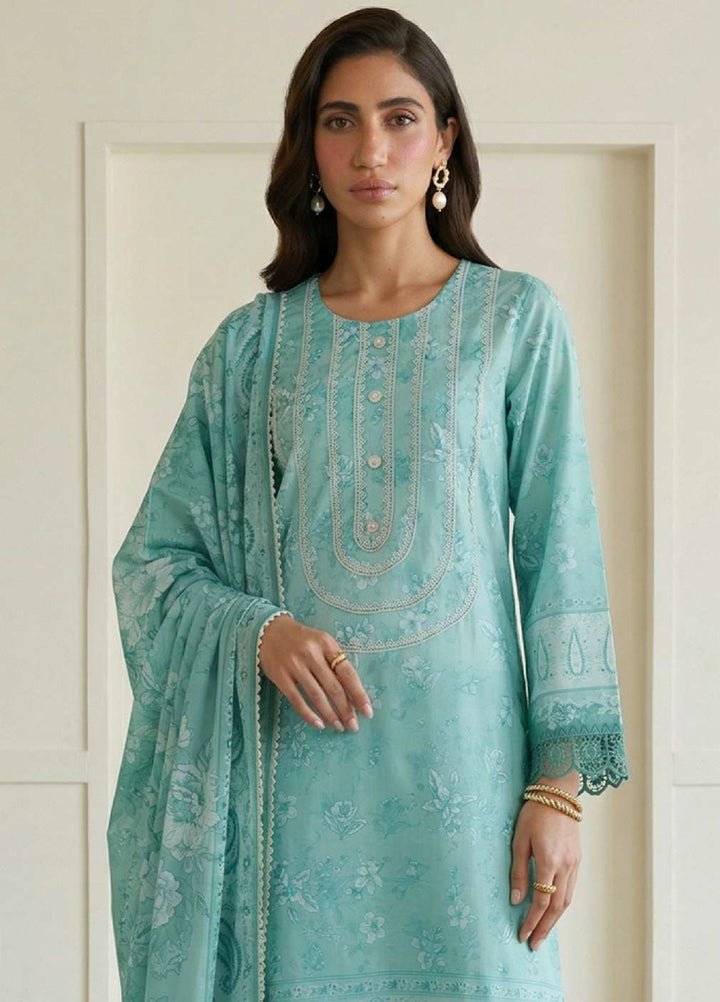 Zellbury Unstitched Printed Lawn 3 Piece Suit ZB26UCVII WUS26X30954 - Casual Collection