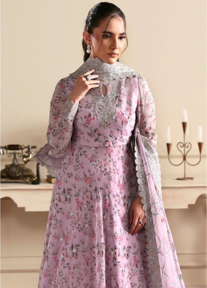 Sirayya by Zarif Unstitched Embroidered Chiffon 3 Piece Suit ZR26US HINAA 09 - Festive Collection