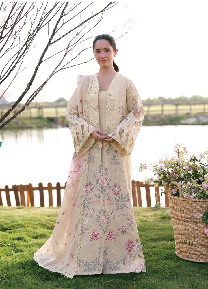 Summer Soiree by Zarposh Unstitched Embroidered Lawn 3 Piece Suit ZR26ULS Ismera - Festive Collection