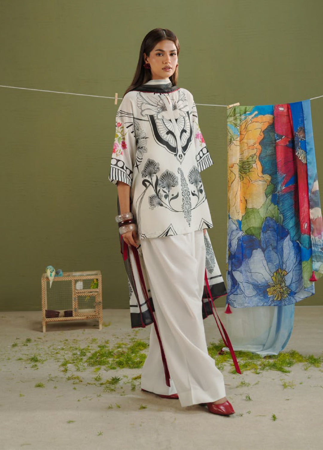 Coco by Zara Shahjahan Unstitched Printed Lawn 3 Piece Suit CZS26PS ZCP-26 10 A - Summer Collection