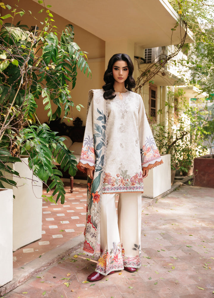 Zync by Florent Whispers Unstitched Embroidered Modal 3 Piece FL25WW FL-2A - Winter Collection