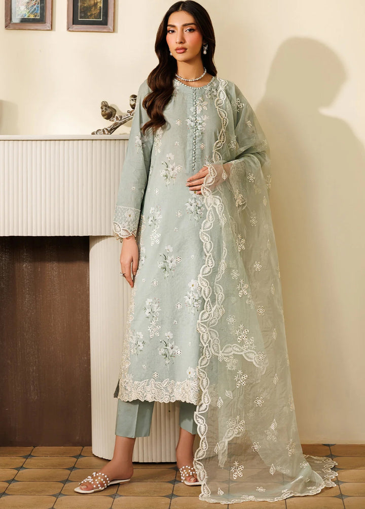 Amani by Zarif RTW Embroidered Lawn 3 Piece Suit ZR26PAL Ramih - Eid Collection