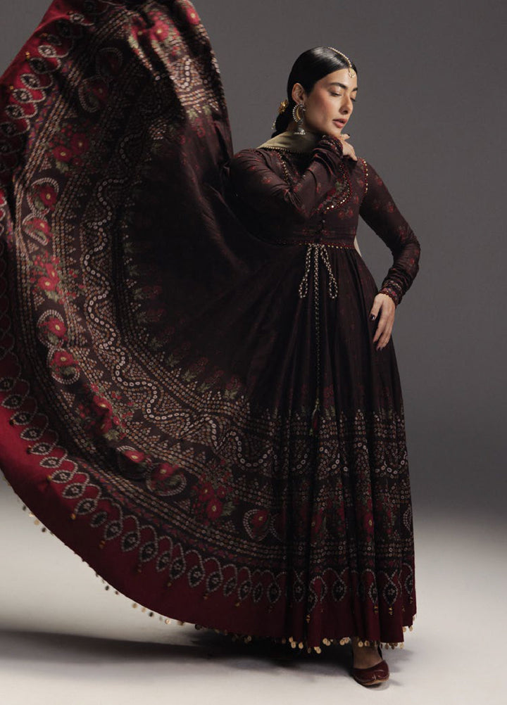 Anarkali by Zara Shahjahan Unstitched Embroidered Lawn 3 Piece Suit ZS26UAL D-07 ZARMEEN - Eid Collection