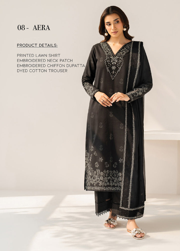 Namah by Xenia Formals Unstitched Embroidered Lawn 3 Piece Suit XF26ULN 08 - Aera - Festive Collection