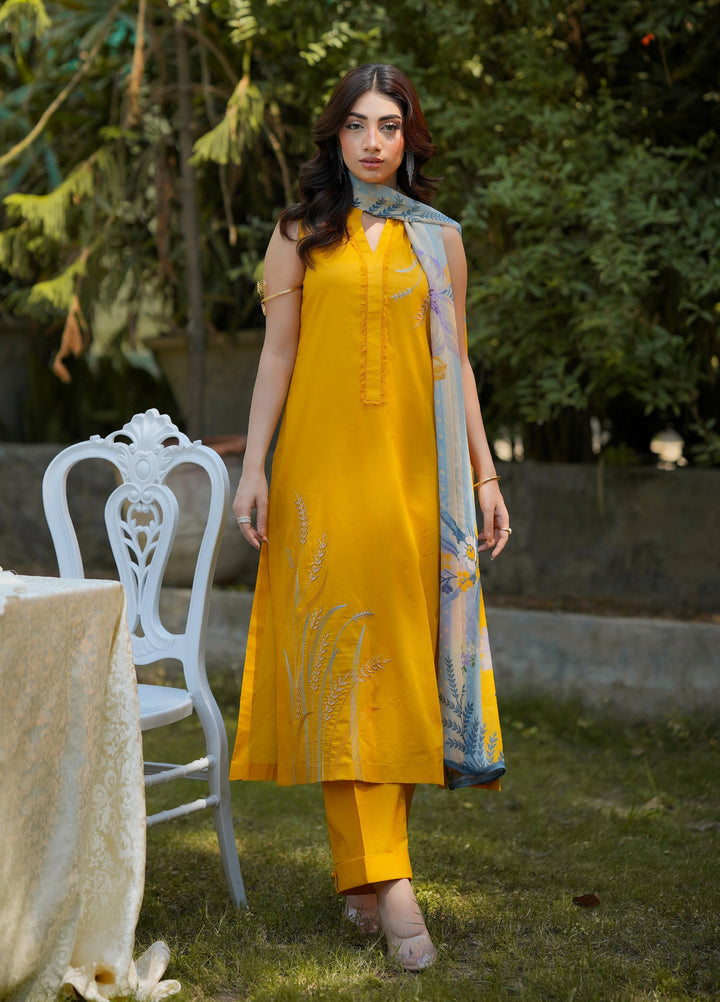 Daily Luxe by Huma Gul Unstitched Printed Lawn 3 Piece Suit RAHAHG-1101 - Casual Collection