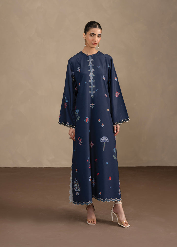 Seran Women Pret Printed Poly Cambric Kaftan SN26PK D-6 Navira - Casual Collection
