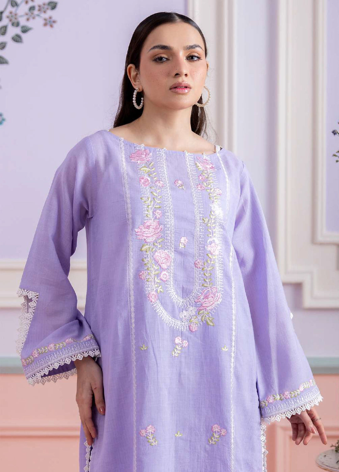 Zellbury Unstitched Embroidered Lawn 2 Piece Suit ZB26UVIII WUS26E21212 - Casual Collection