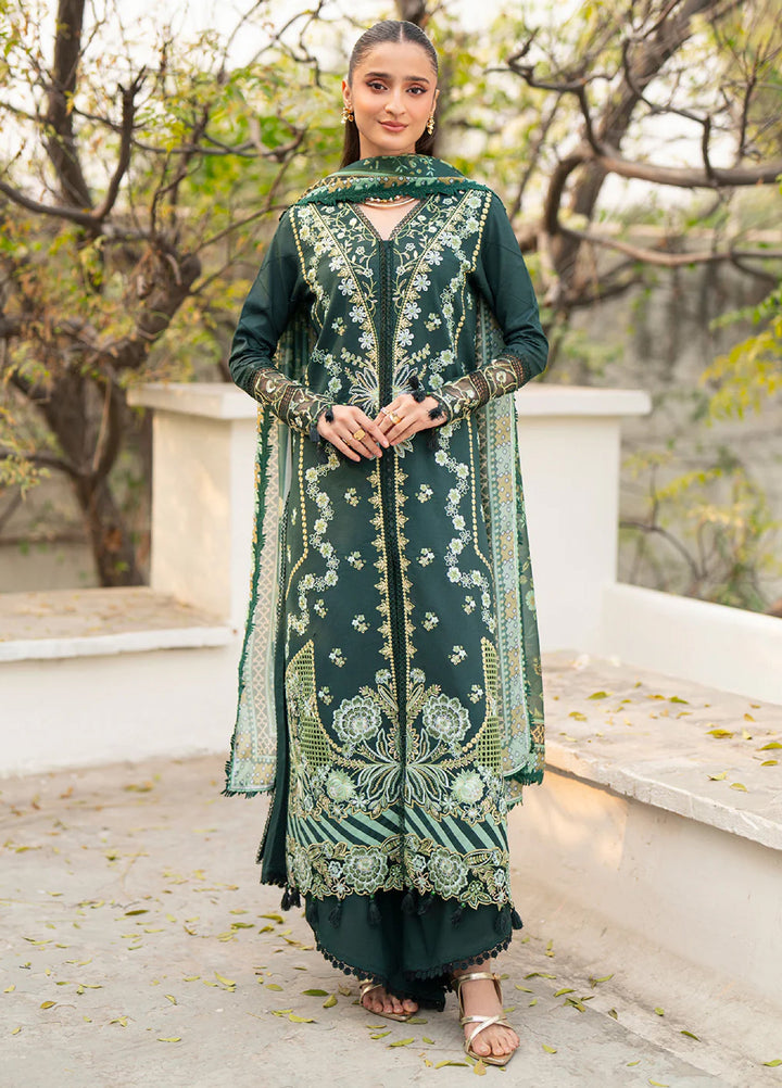 Angan by Mahnur Unstitched Embroidered Lawn 3 Piece Suit MN26UAL AAN-010 - Summer Collection
