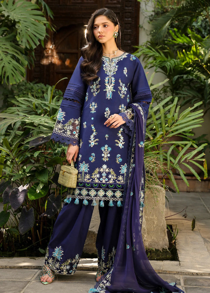 Shanaya by Mahnur Unstitched Embroidered Lawn 3 Piece Suit MN26USL SH-10 - Summer Collection