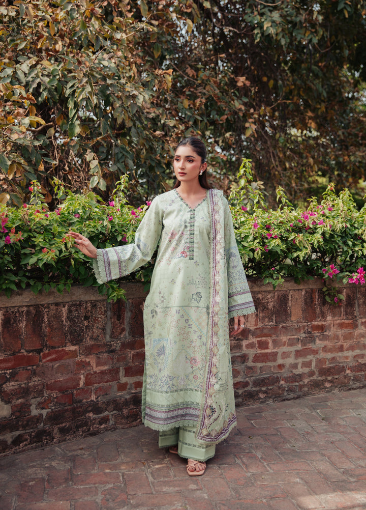 Zync by Florent Unstitched Printed Lawn 3 Piece Suit FL26ULE FZ-11 - Eid Collection