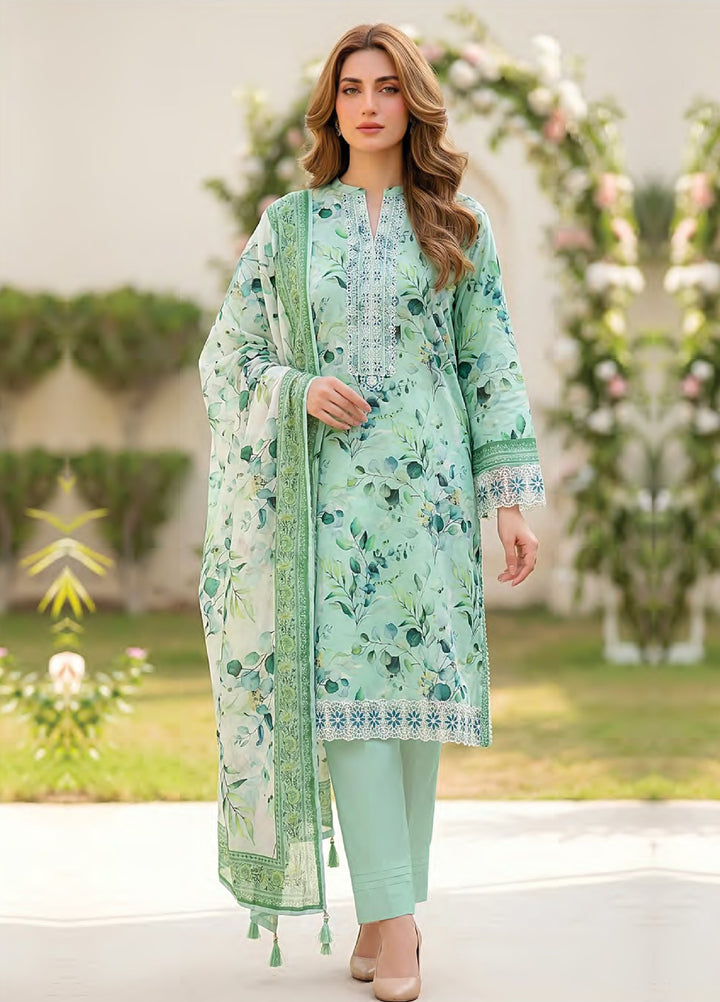 Essentials by Lakhany Unstitched Printed Lawn 3 Piece Suit LSM26UEL LG-MM-1036 - Summer Collection
