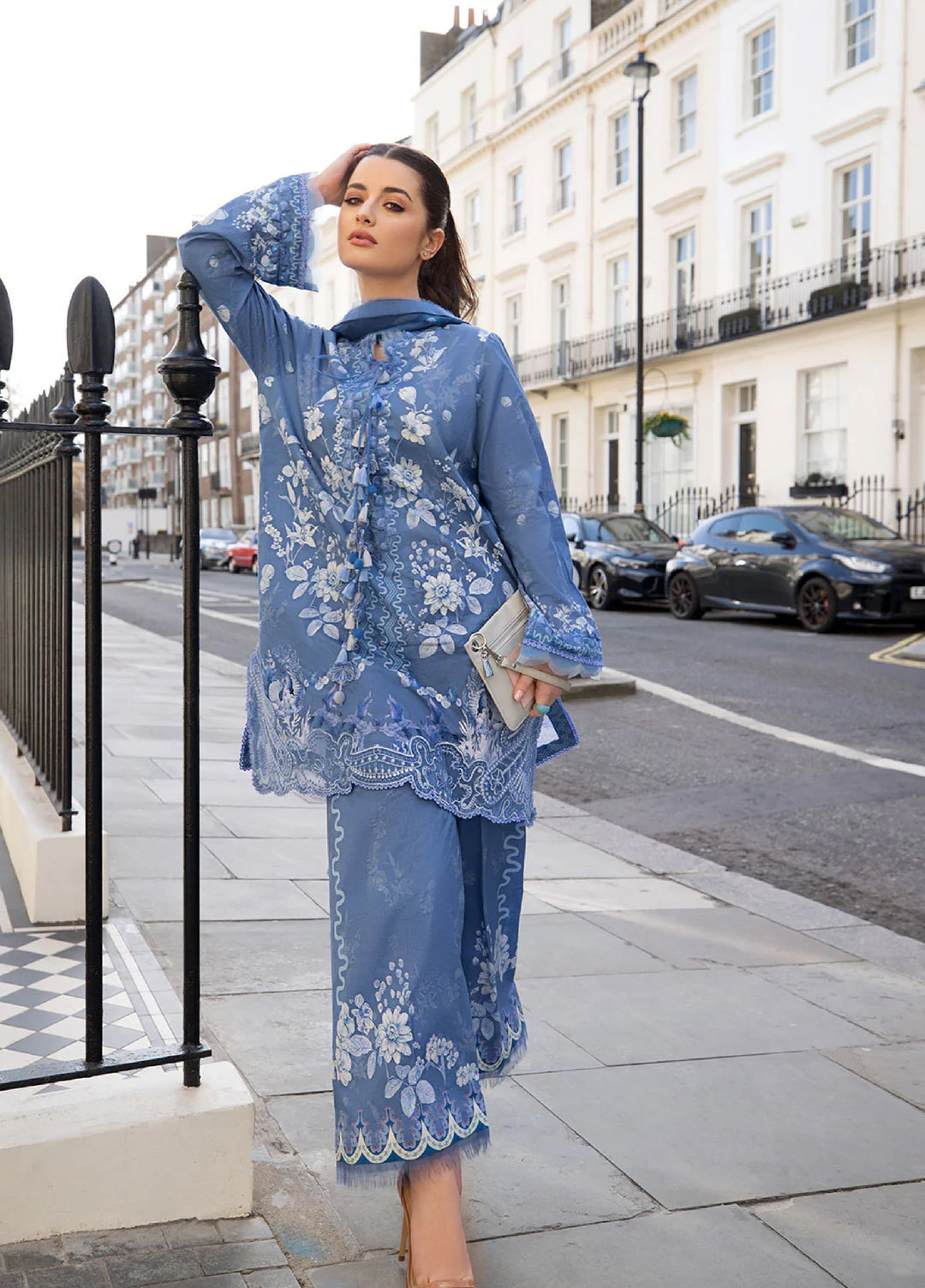 Sobia Nazir Prints Unstitched Embroidered Lawn 3 Piece Suit SN26UPL D-01A - Summer Collection