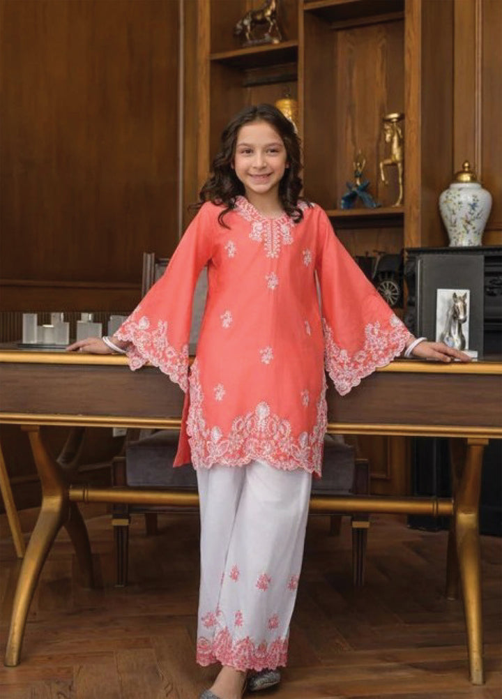 Fresh Birds Kids RTW Embroidered Lawn 2 Piece Suit Mahira-FB-11 - Casual Collection