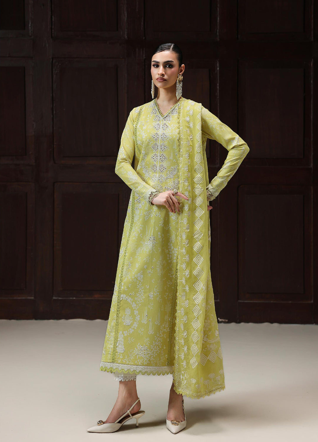 Q Prints by Qalamkar Unstitched Printed Lawn 3 Piece Suit QLK26UQL ZOHRА QQP-06 (B) - Summer Collection