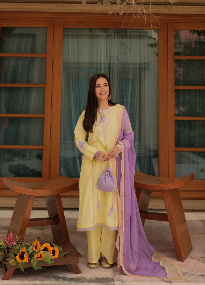 Omal by Komal Mera Eid Ka Jora Women Lawn 3 Piece Pret Suit Leena - Festive Collection