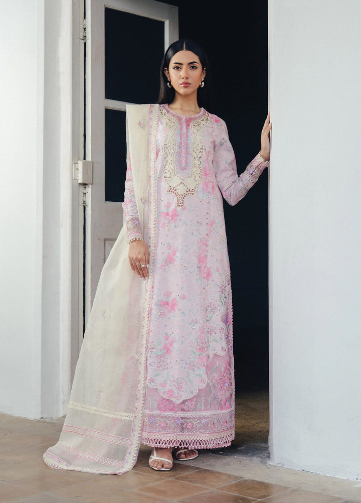 Daybreak by Afrozeh Unstitched Printkari Embroidered Lawn 3 Piece Suit AF26UDB D-1 SKYDUST - Summer Collection