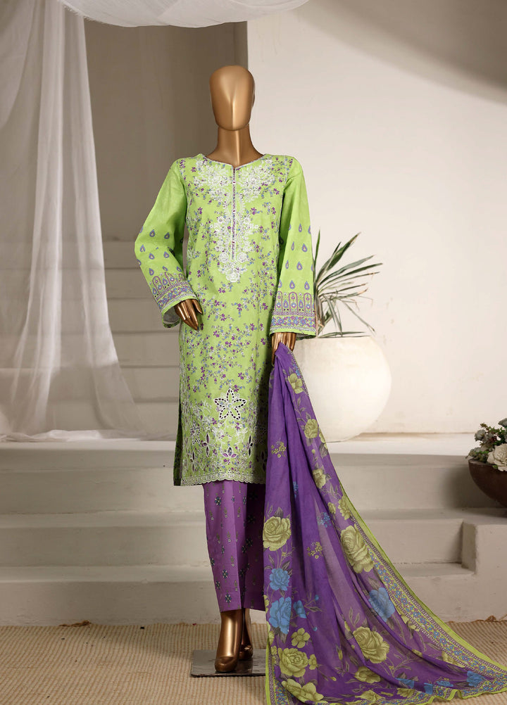 Guldozi by HZ Textiles RTW Embroidered Lawn 3 Piece Suit CPE-3P-028 - Summer Collection