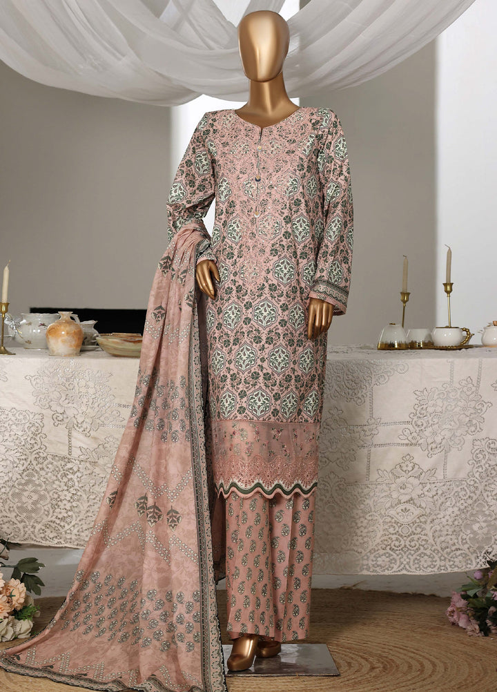 Guldozi by HZ Textiles RTW Embroidered Lawn 3 Piece Suit CPE-3P-022 - Summer Collection